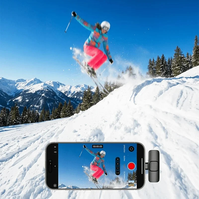 Wireless Lavalier Microphone for iPhone