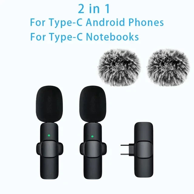 Wireless Lavalier Microphone for iPhone