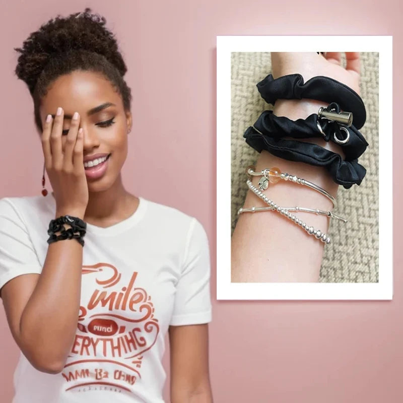 Silky Satin Scrunchies 3-Pack