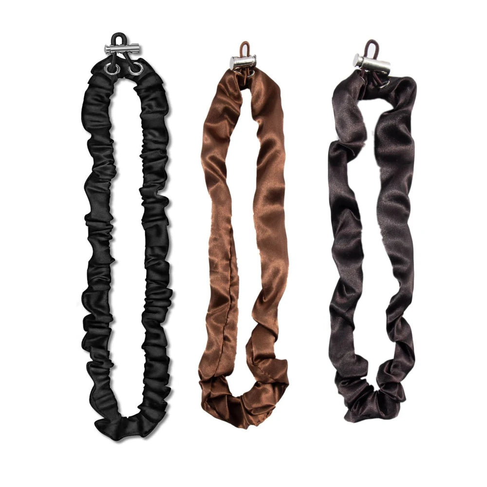 Silky Satin Scrunchies 3-Pack