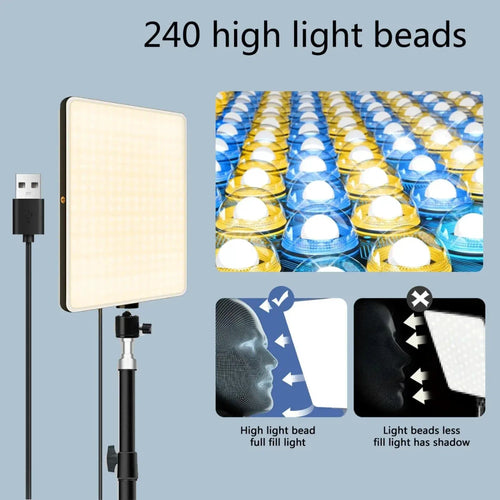LED Ring Light Scissor Arm