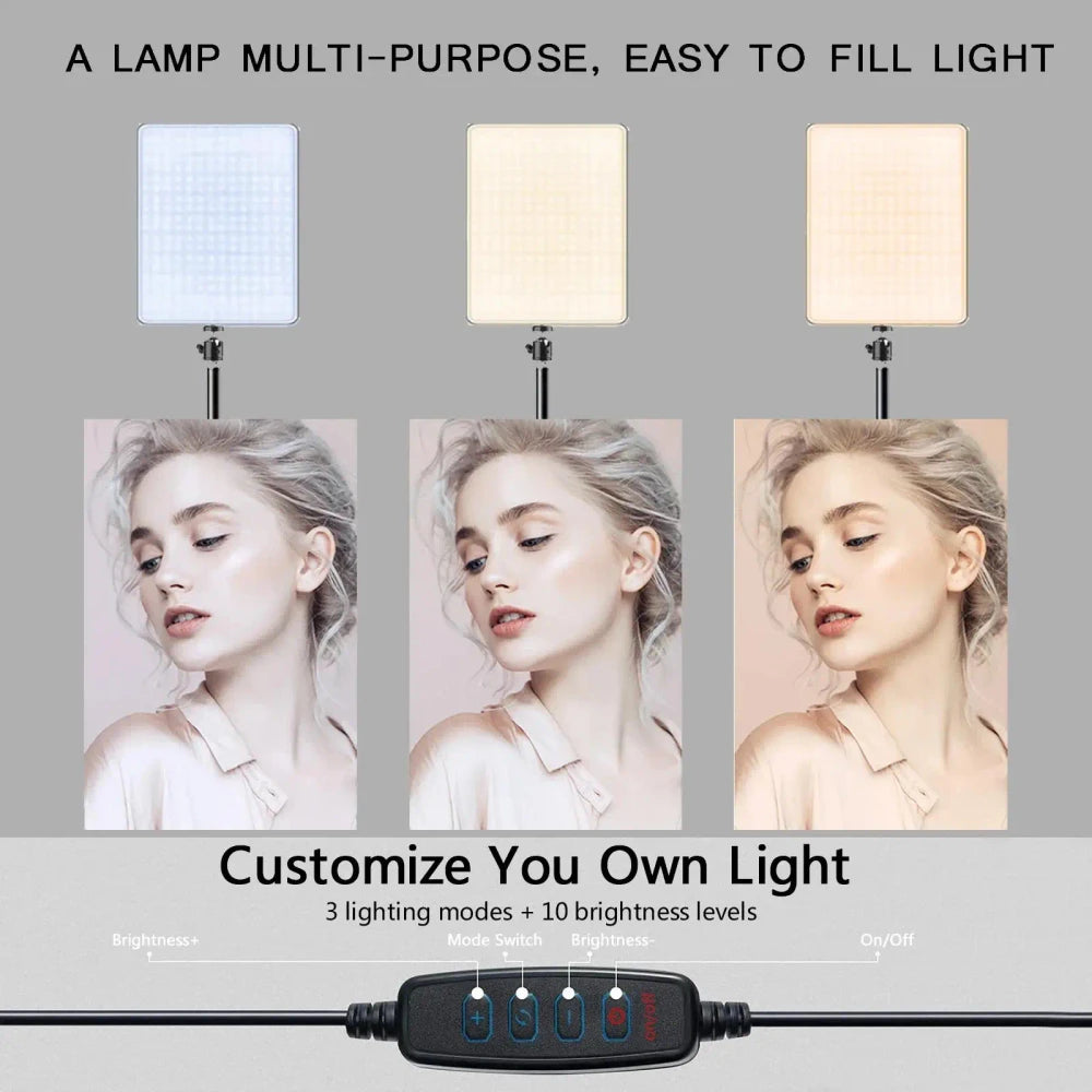 LED Ring Light Scissor Arm
